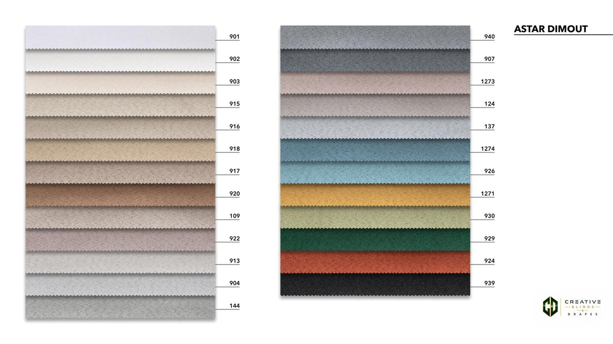 Astar Dimout Drapery Fabric [Per Yard]
