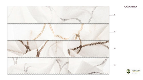 Casandra Sheer Fabric [Per Yard]