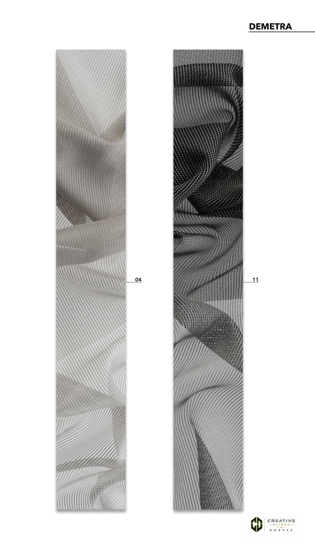 Demetra Sheer Fabric  [Per Yard]