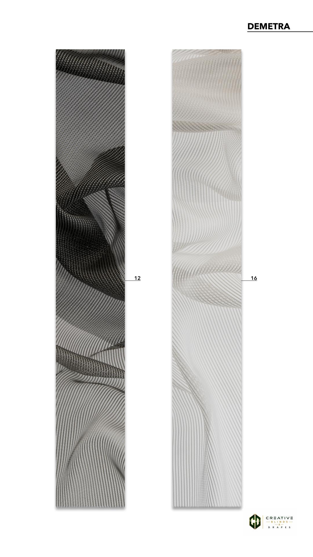 Demetra Sheer Fabric  [Per Yard]