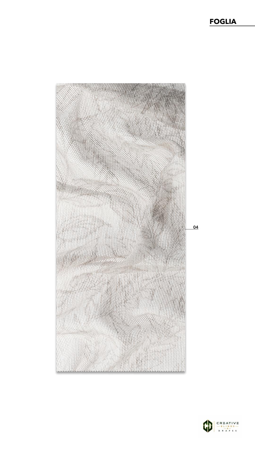 Foglia Sheer Fabric [Per Yard]