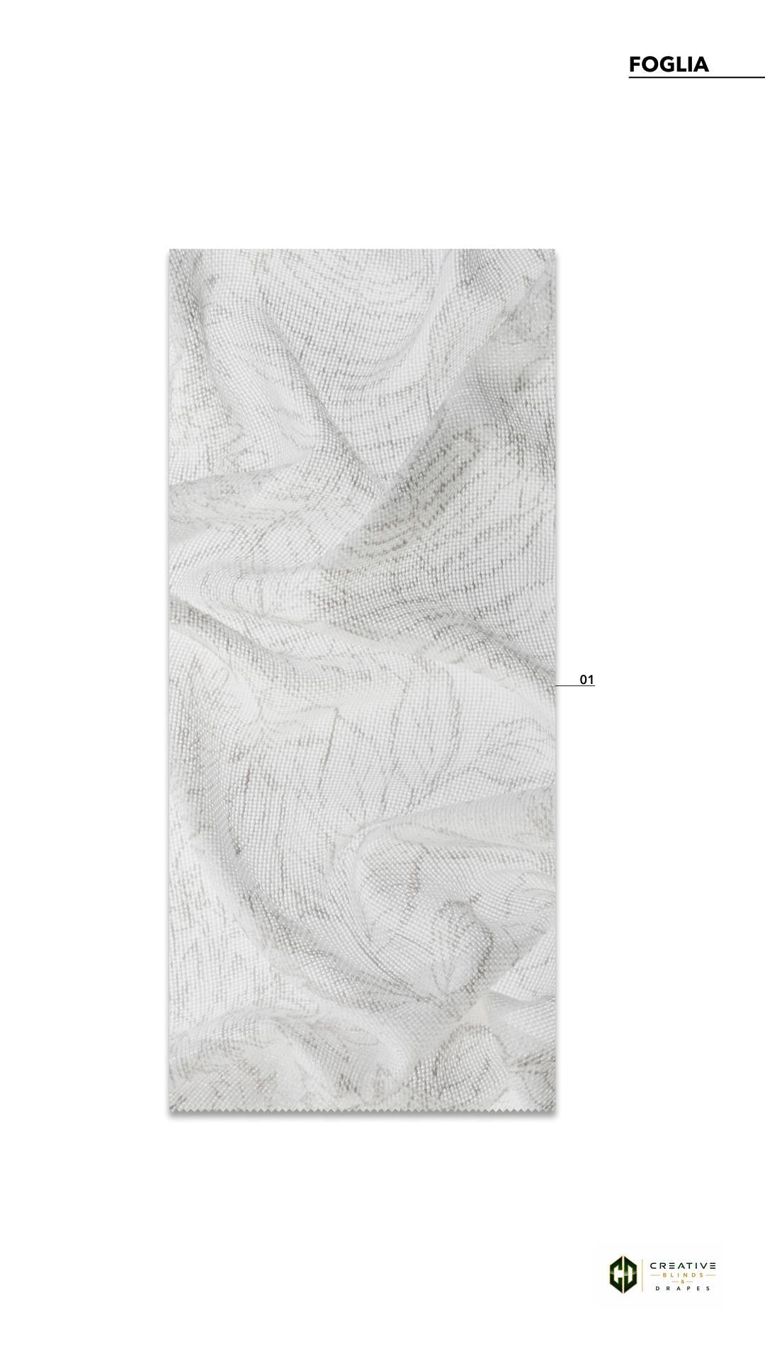 Foglia Sheer Fabric [Per Yard]