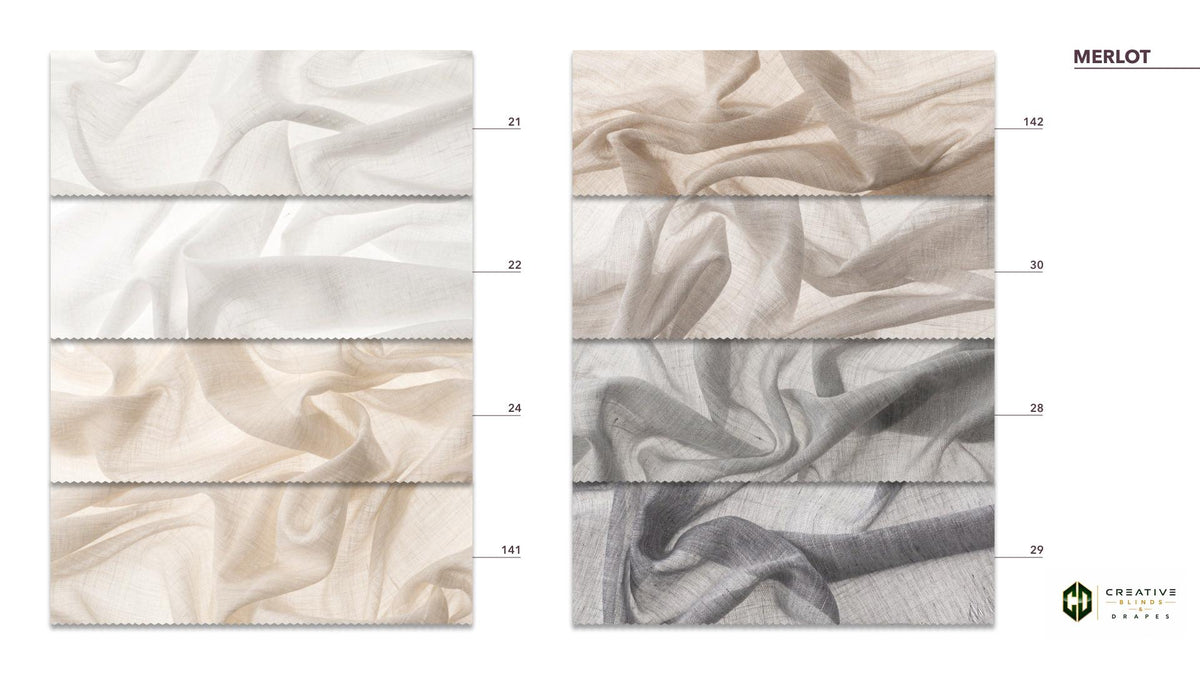 Merlot Sheer Fabric [Per Yard]