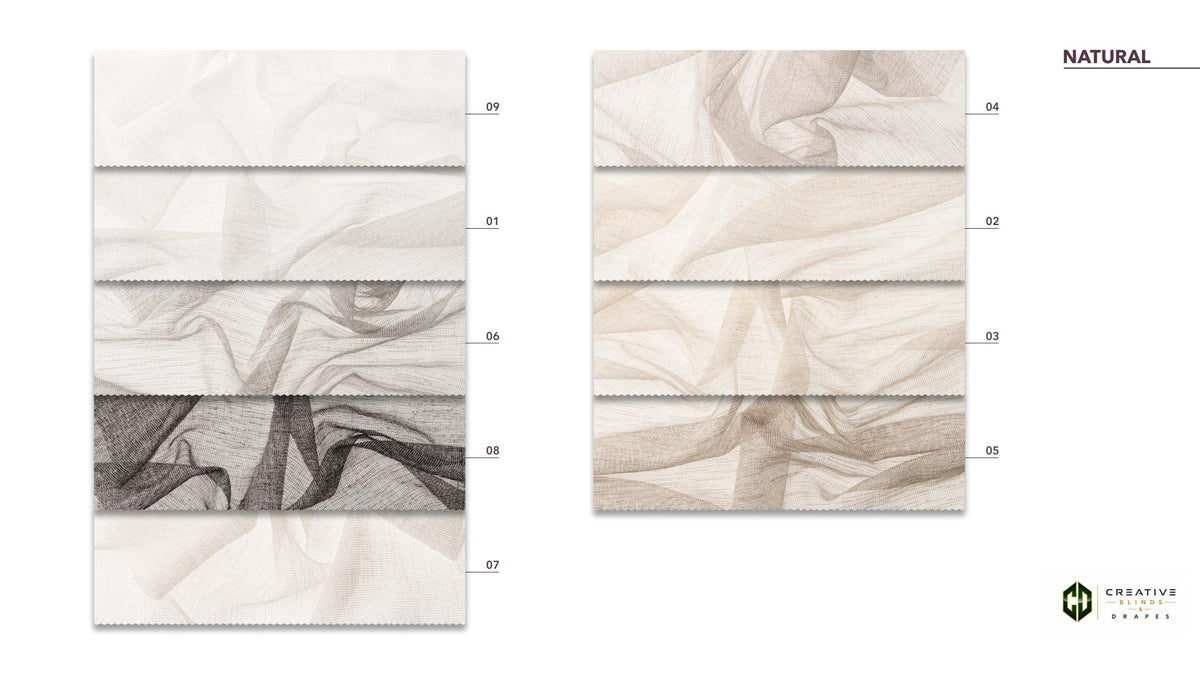 Natural Sheer Fabric [Per Yard]