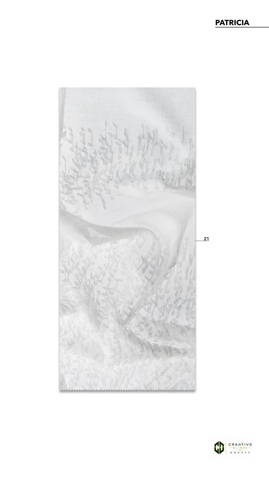 Patricia Sheer Fabric [Per Yard]