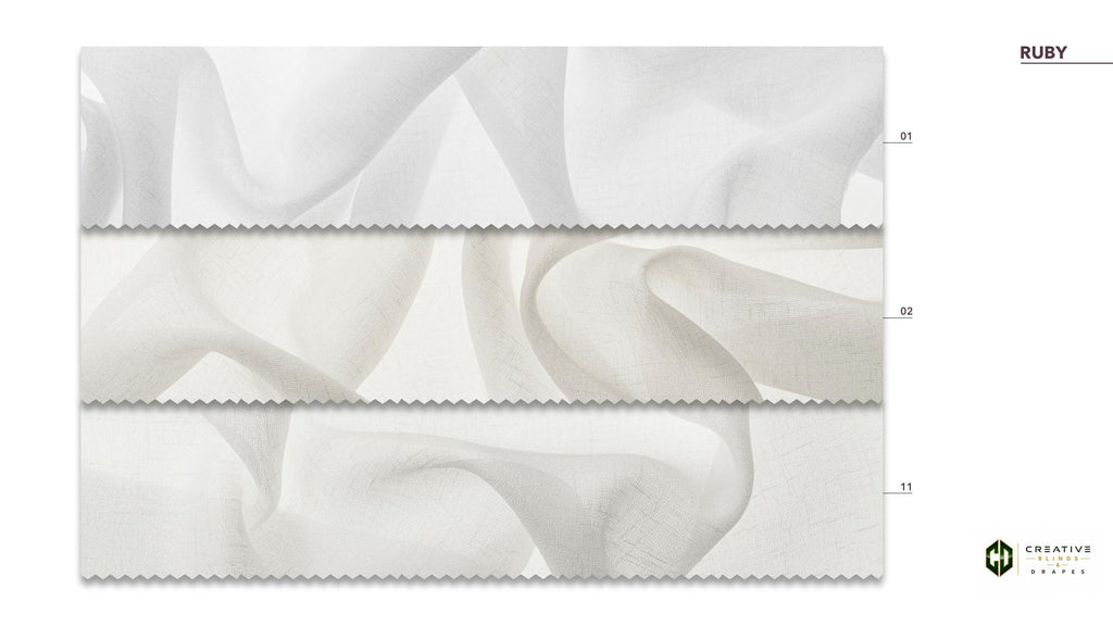 Ruby Sheer Fabric [Per Yard]