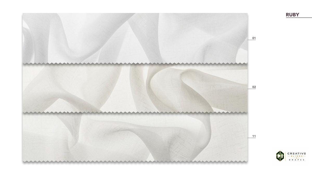 Ruby Sheer Fabric [Per Yard]