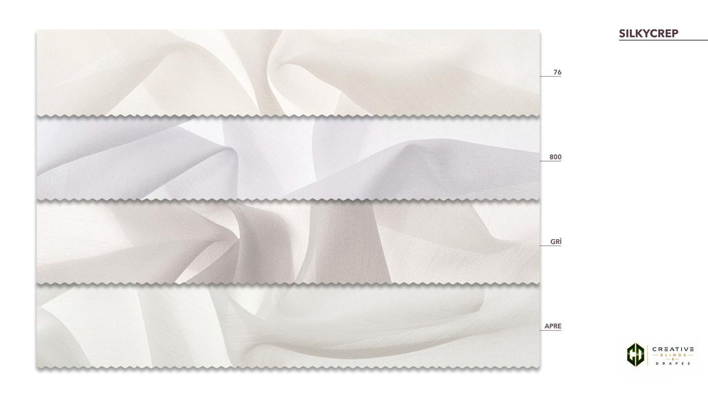 Silkycrep Sheer Fabric [Per Yard]