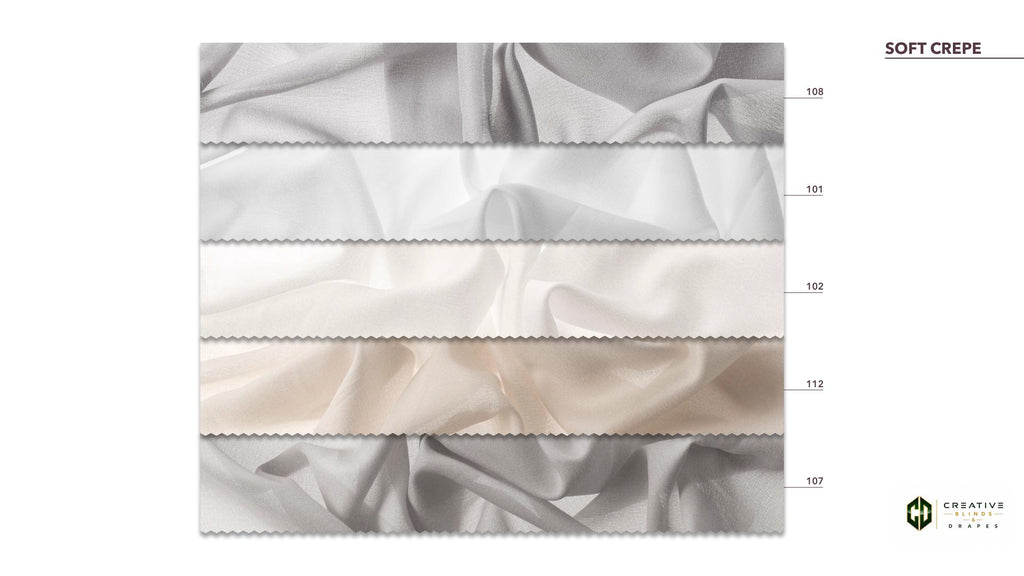 Soft Crepe Sheer Fabric [Per Yard]