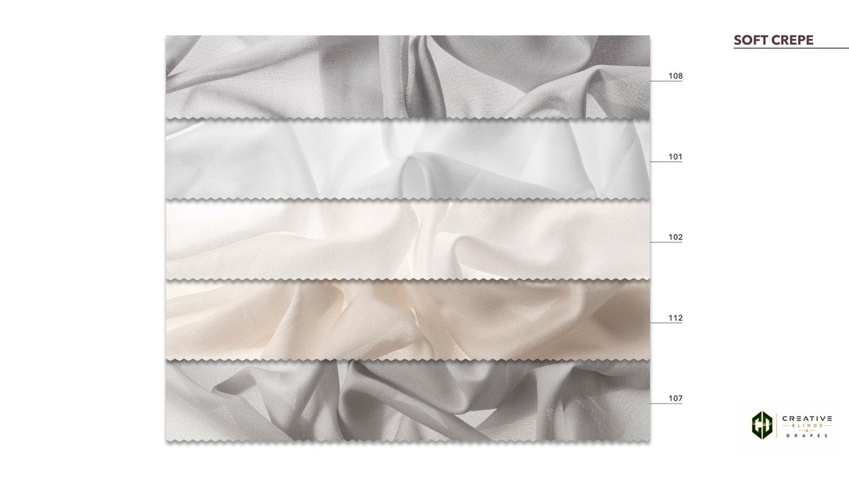 Soft Crepe Sheer Fabric [Per Yard]