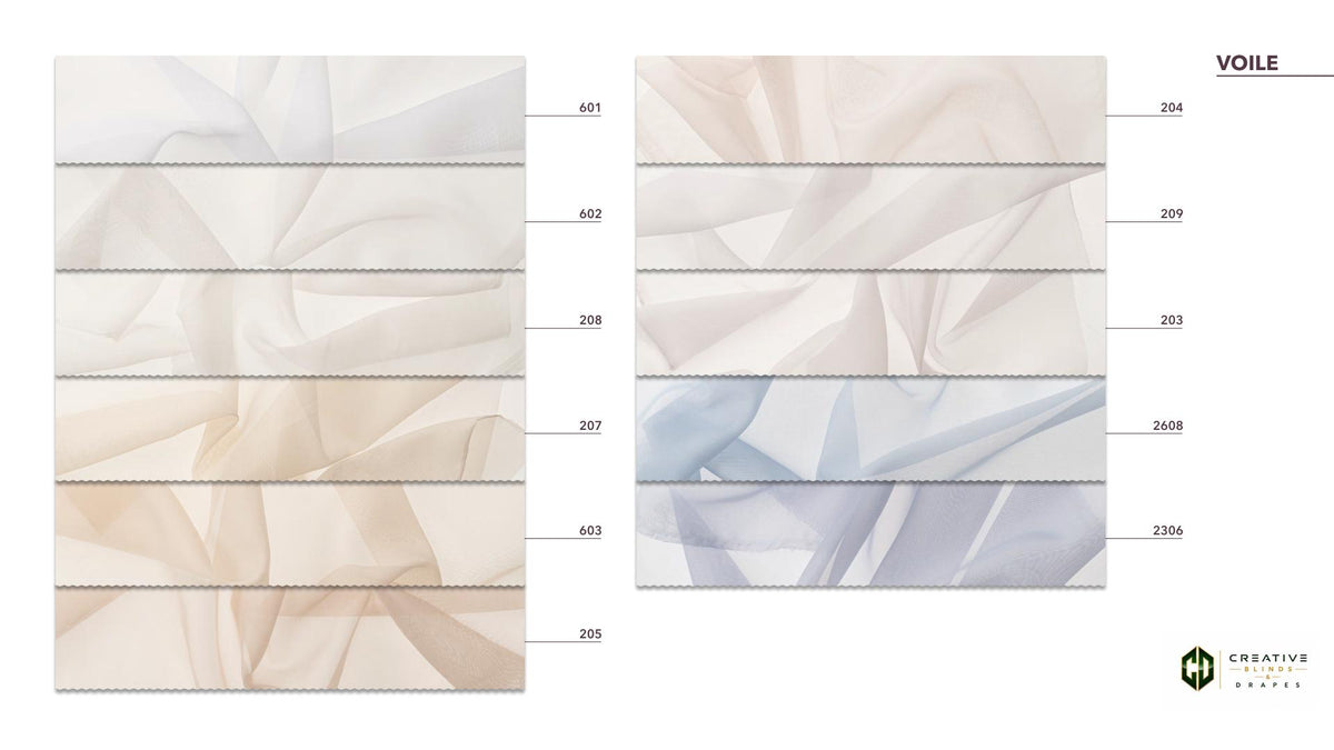 Voile Sheer Fabric [Per Yard]