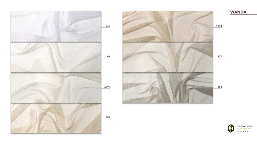 Wanda Sheer Fabric  [Per Yard]