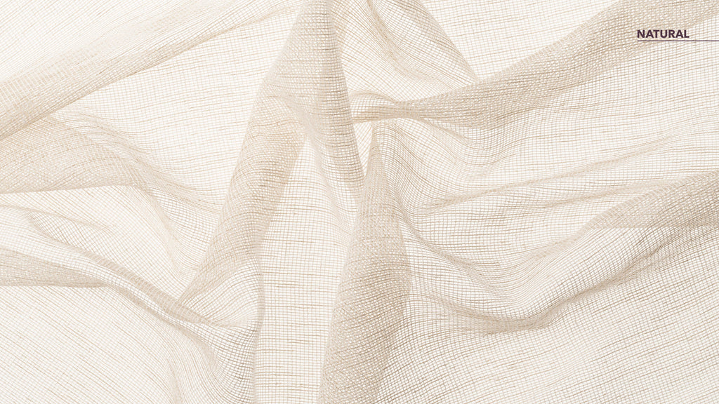 Natural Sheer Fabric [Per Yard]