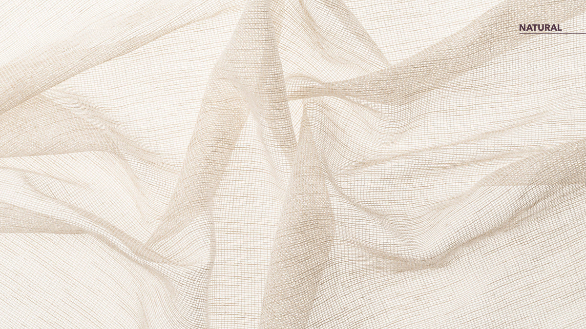 Natural Sheer Fabric [Per Yard]