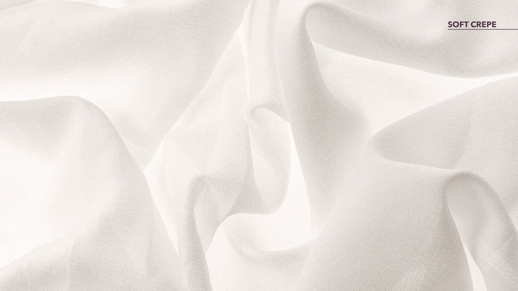 Soft Crepe Sheer Fabric [Per Yard]